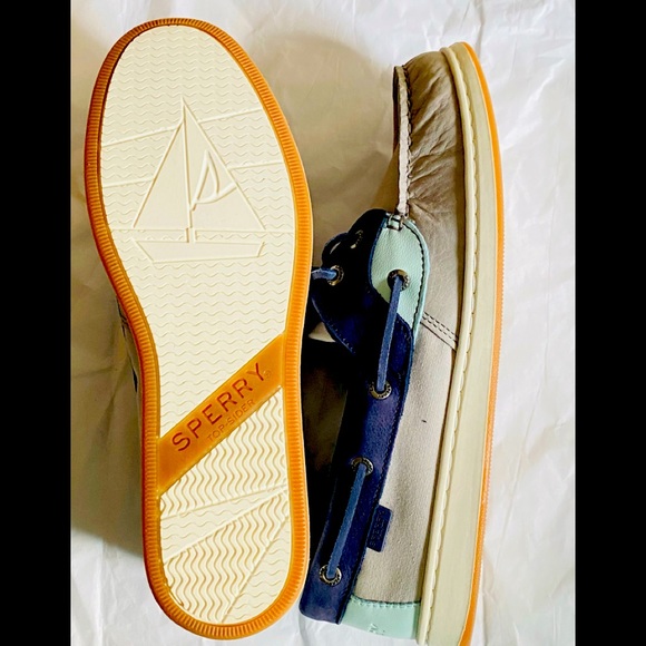 NWT: SPERRY - FISH 2 EYE TRI GREY MULTI - SIZE 8.5 M. In ORIGINAL BOX - Picture 5 of 7